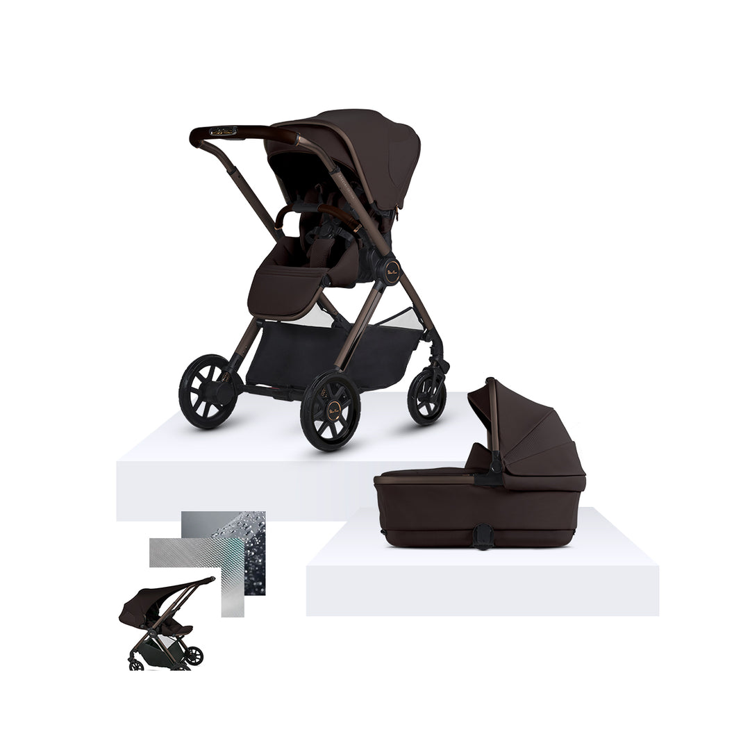 Silver Cross Reef 2 with Carrycot Special Edition - Ganache