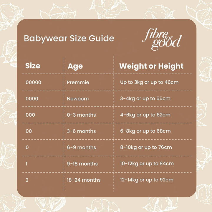 Fibre For Good Organic Cotton Stripe Jersey Bodysuit - Brown/Natural