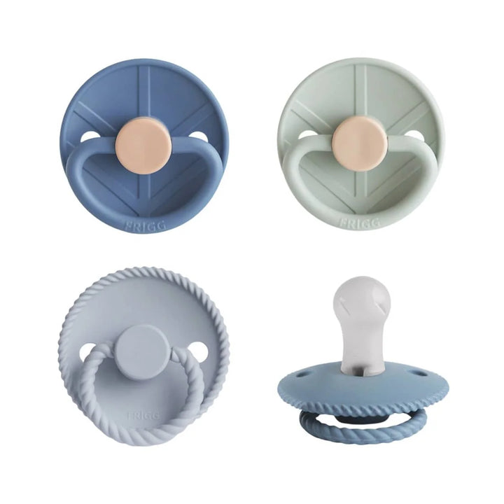 FRIGG Multi Pacifier 4 Pack Silicone - Skyline Serenity