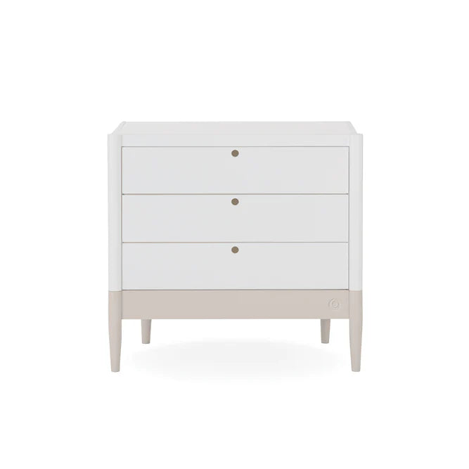 Gaia Baby Eos Dresser - White | Soft Cashmere