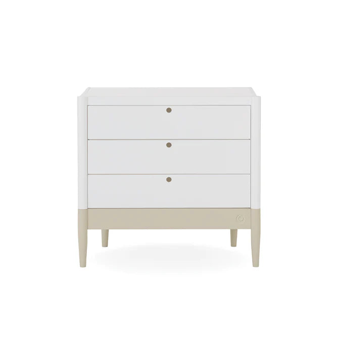 Gaia Baby Eos Dresser - White | Desert Sage