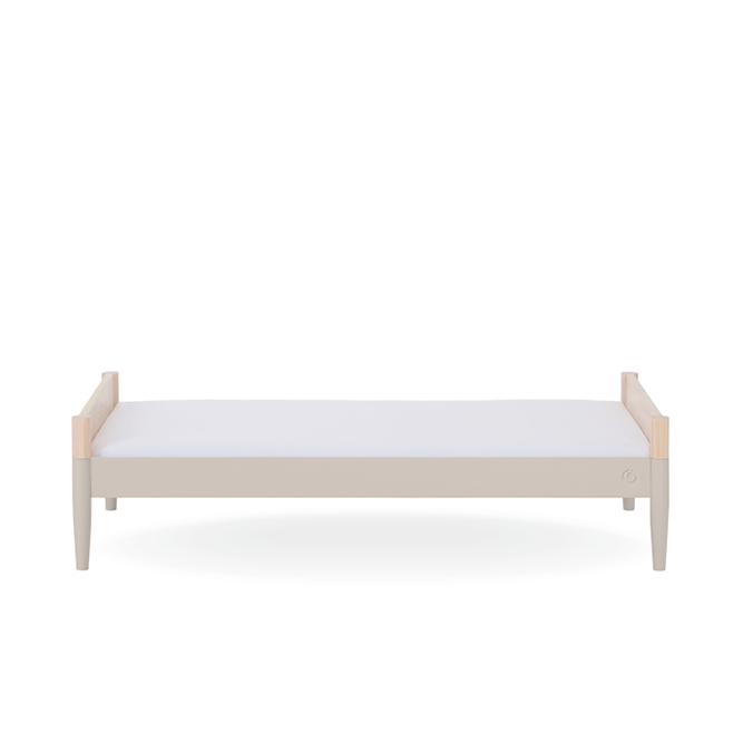 Gaia Baby Eos Cot Bed - Natural Ash | Soft Cashmere