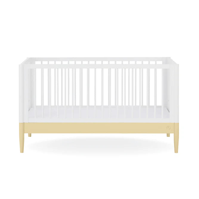 Gaia Baby Eos Cot Bed - White | Primrose Yellow