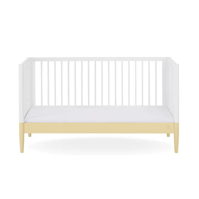 Gaia Baby Eos Cot Bed - White | Primrose Yellow
