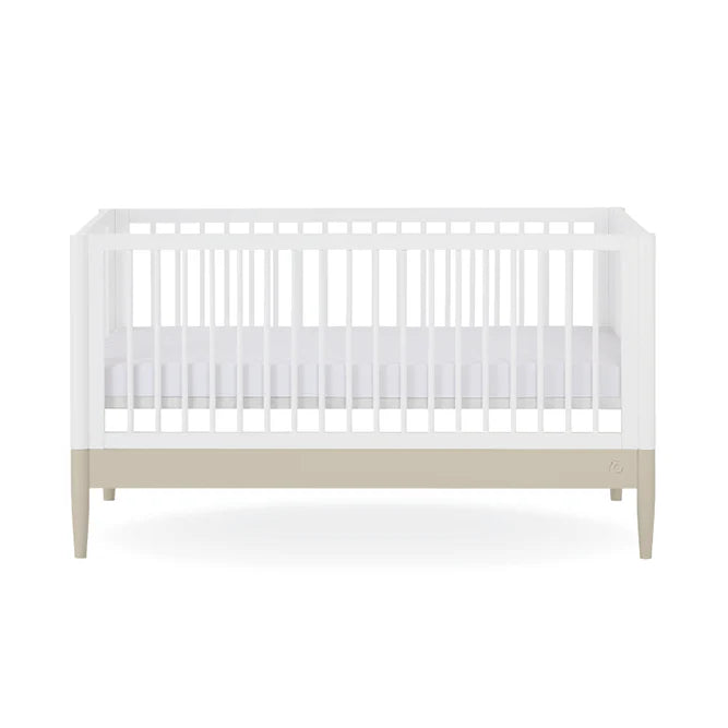 Gaia Baby Eos Cot Bed - White | Desert Sage