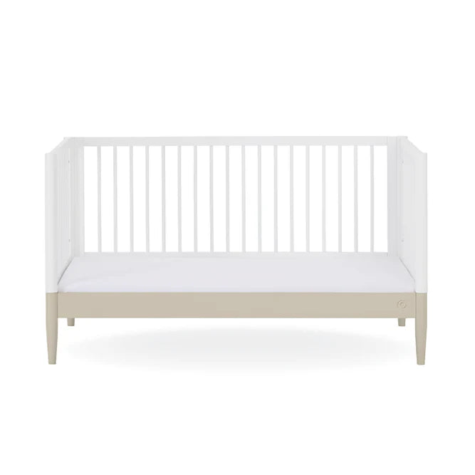 Gaia Baby Eos Cot Bed - White | Desert Sage