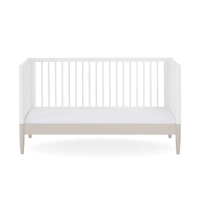 Gaia Baby Eos Cot Bed - White | Soft Cashmere