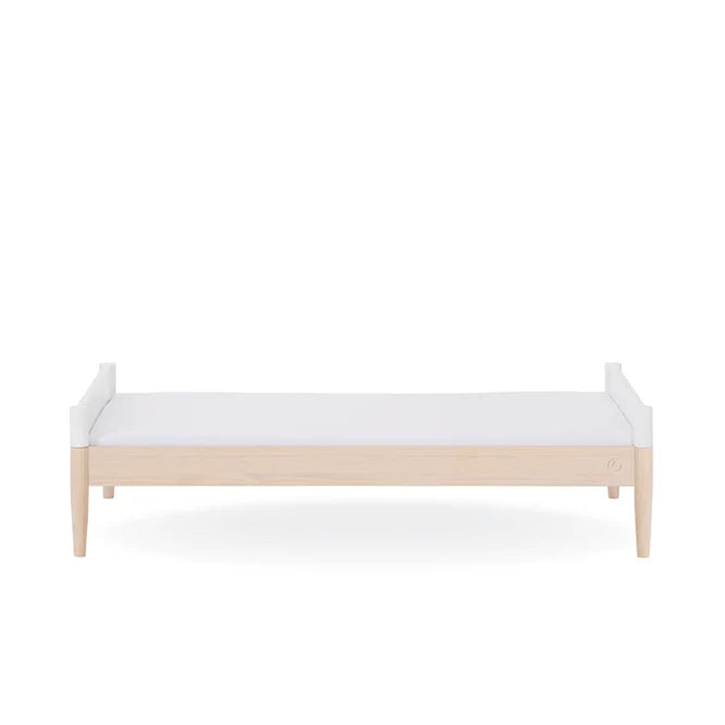 Gaia Baby Eos Cot Bed - White | Natural Ash