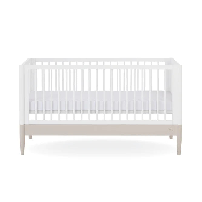 Gaia Baby Eos Cot Bed - White | Soft Cashmere