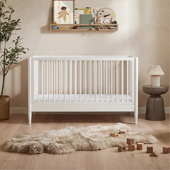 Gaia Baby Eos Cot Bed - White | White