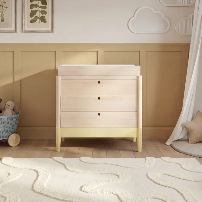 Gaia Baby Eos Dresser - Natural | Primrose Yellow