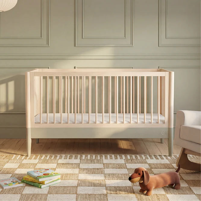 Gaia Baby Eos Cot Bed - Natural Ash | Desert Sage