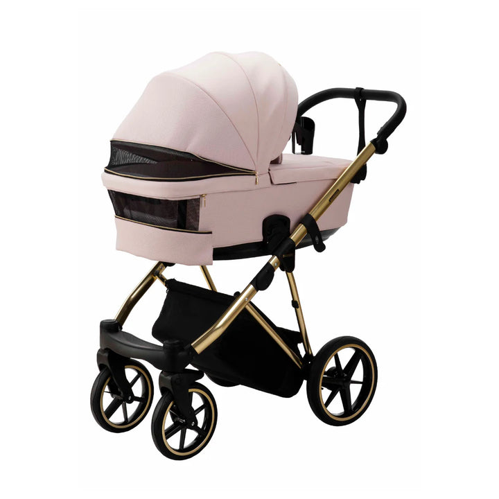 Bambini GENEVA Modern Pram - Pink/Gold