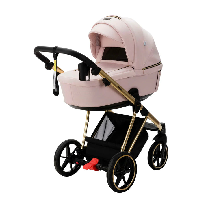 Bambini GENEVA Modern Pram - Pink/Gold