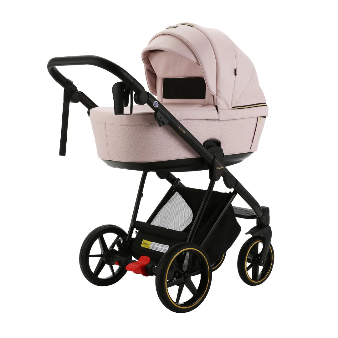 Bambini GENEVA Modern Pram - Pink/Black