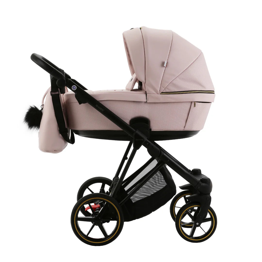 Bambini GENEVA Modern Pram - Pink/Black