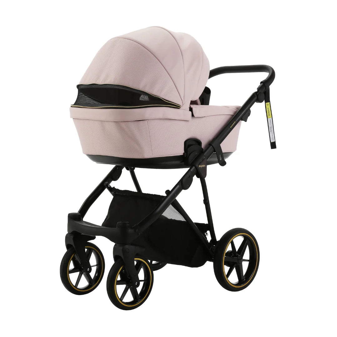 Bambini GENEVA Modern Pram - Pink/Black