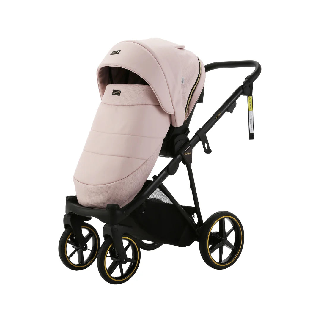 Bambini GENEVA Modern Pram - Pink/Black
