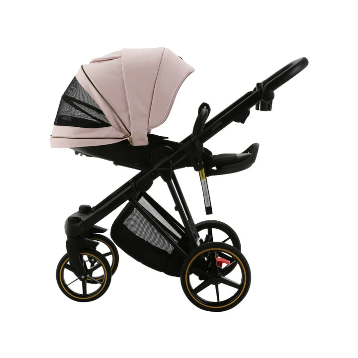 Bambini GENEVA Modern Pram - Pink/Black