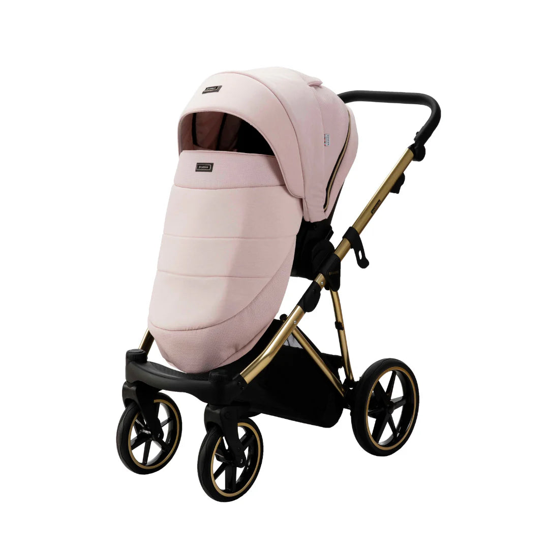 Bambini GENEVA Modern Pram - Pink/Gold