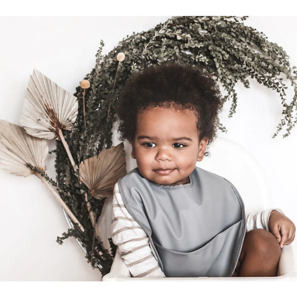 Snuggle Bib Waterproof Grey