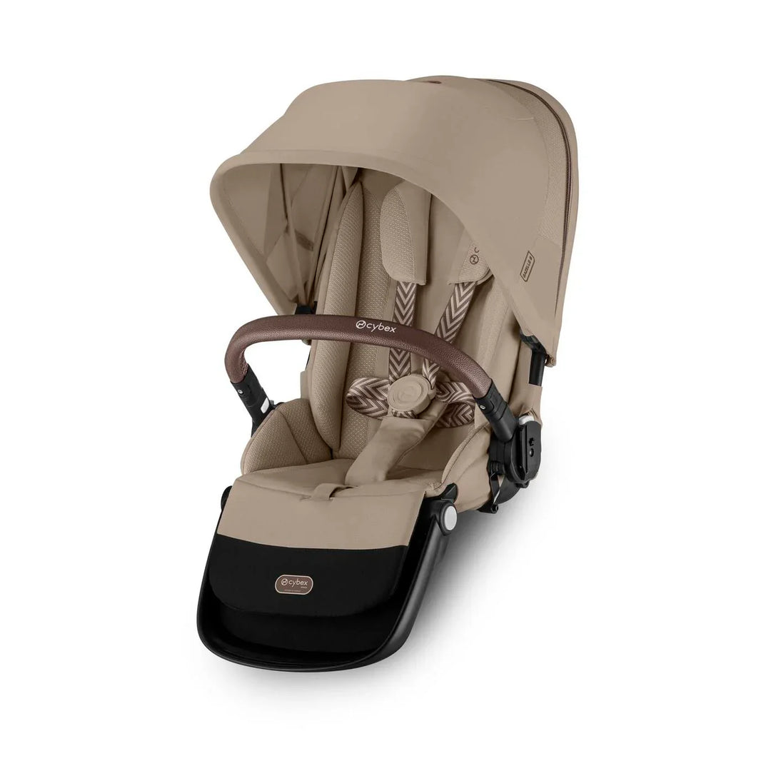 Cybex Gazelle S Pram  + Second Seat Bundle - Almond Beige