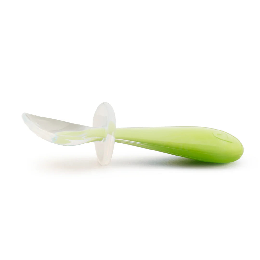 Munchkin Gentle Scoop 2pk Silicone Training Spoons (Blue/Green)