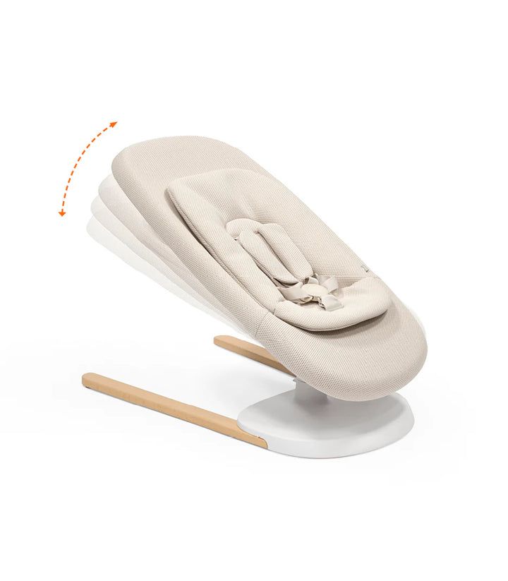 Stokke® Yoga™  Baby Bouncer & Swing - Light Sand (Brisbane Store Ex-Display)