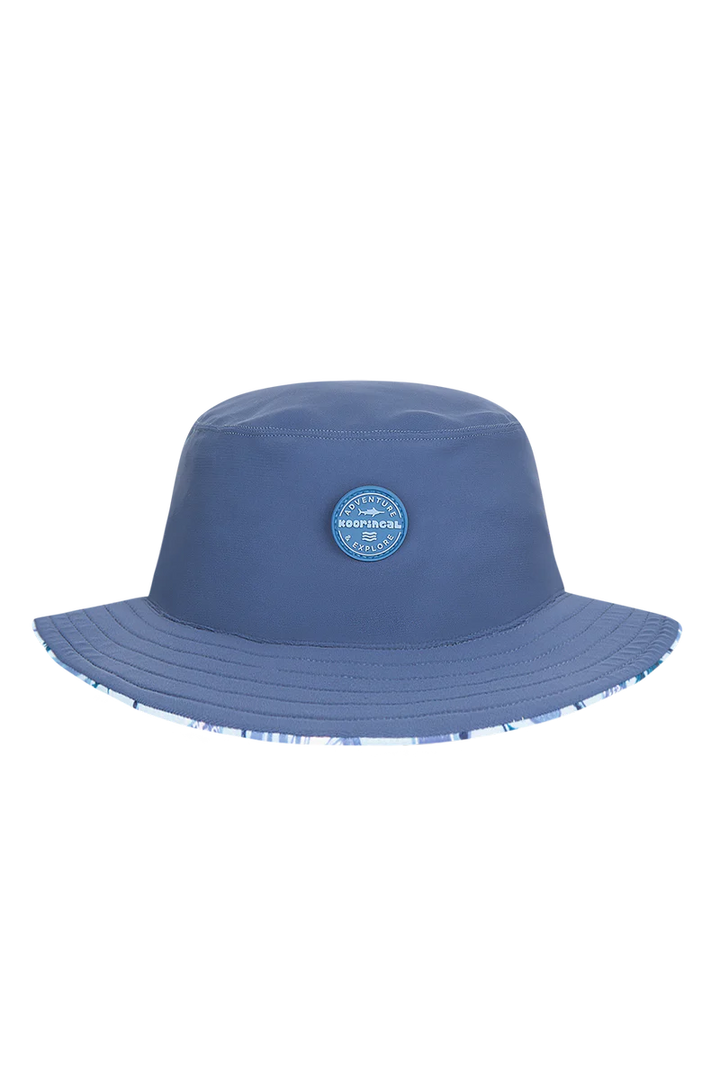 Kooringal Kids Boys Wide Brim Wave Break - Blue