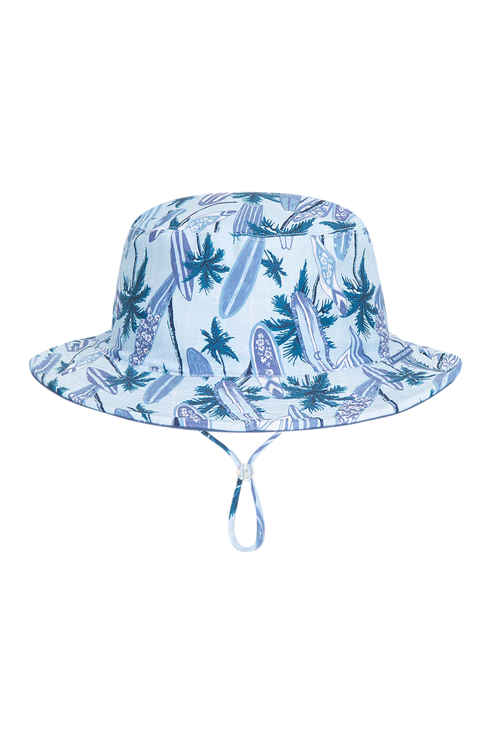 Kooringal Kids Boys Wide Brim Wave Break - Blue