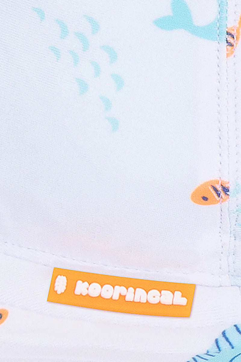 Kooringal Kids Baby Boys Bucket Miekle - White