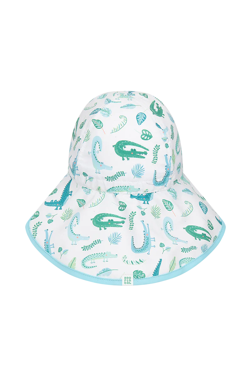 Kooringal Kids Baby Boys Legionnaire Floppy Snapper - White