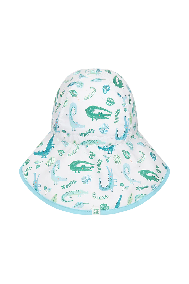 Kooringal Kids Baby Boys Legionnaire Floppy Snapper - White