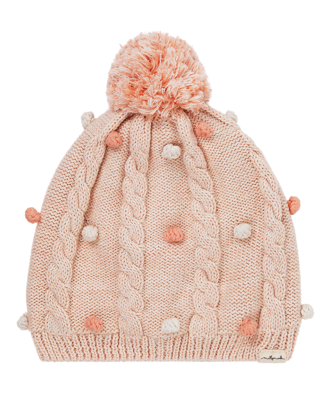 Millymook BABY GIRLS BEANIE LARA - PEACH