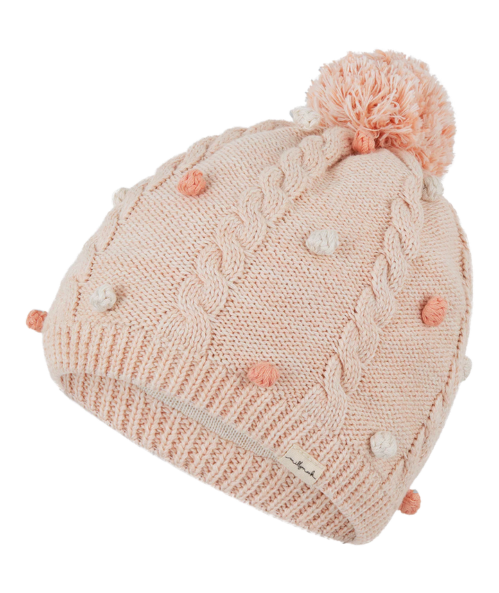 Millymook BABY GIRLS BEANIE LARA - PEACH