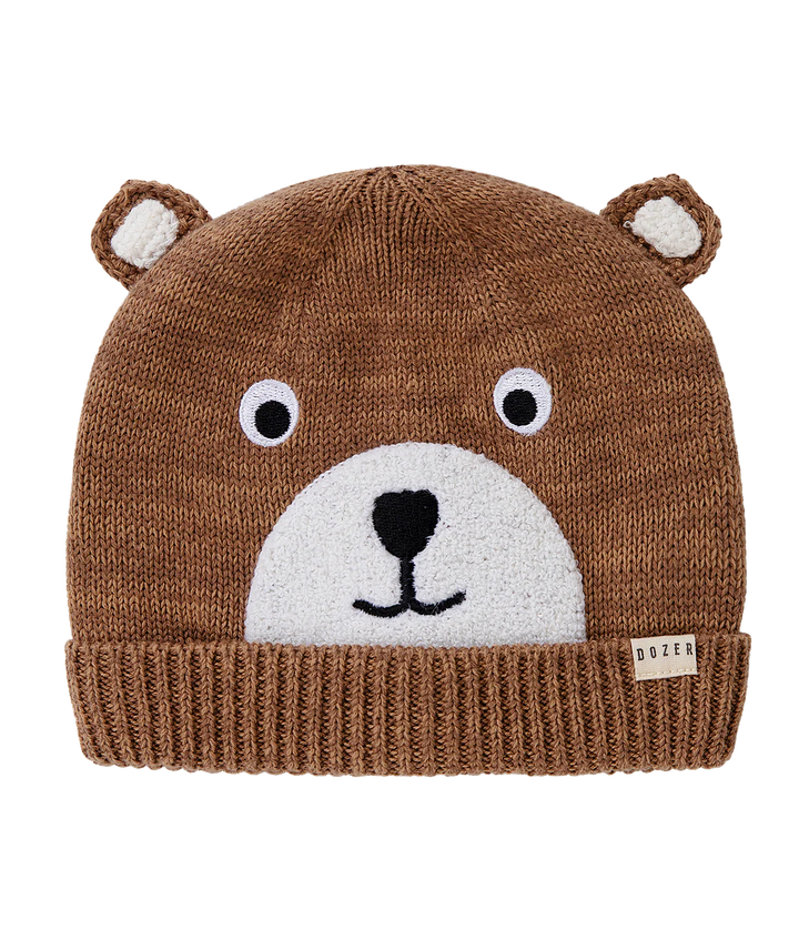 Dozer Baby Boys BEANIE BALOO - BROWN