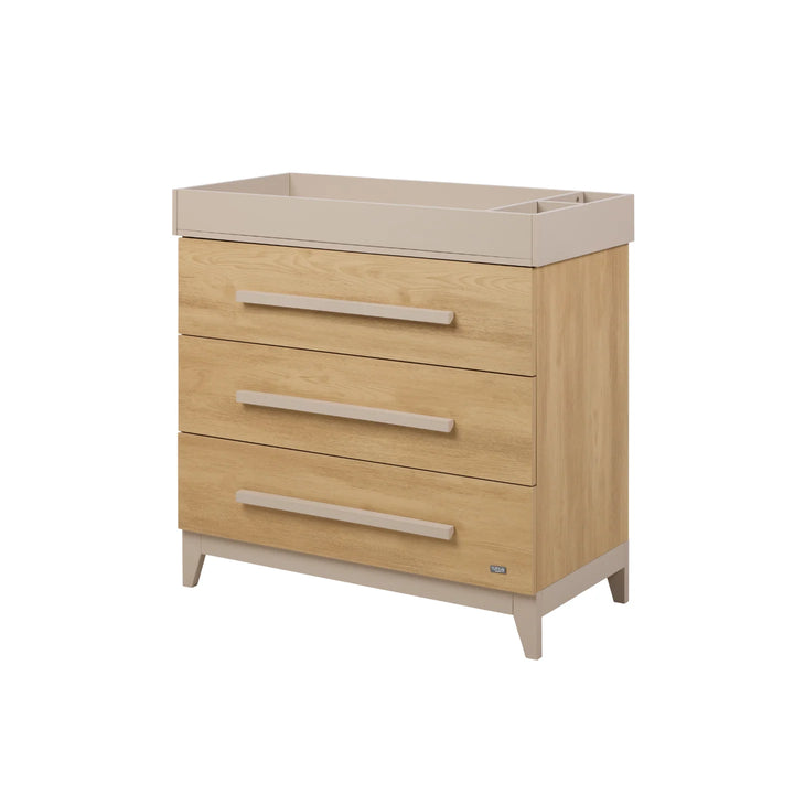 iL Tutto Hallee Chest Changer in Mushroom & Golden Oak