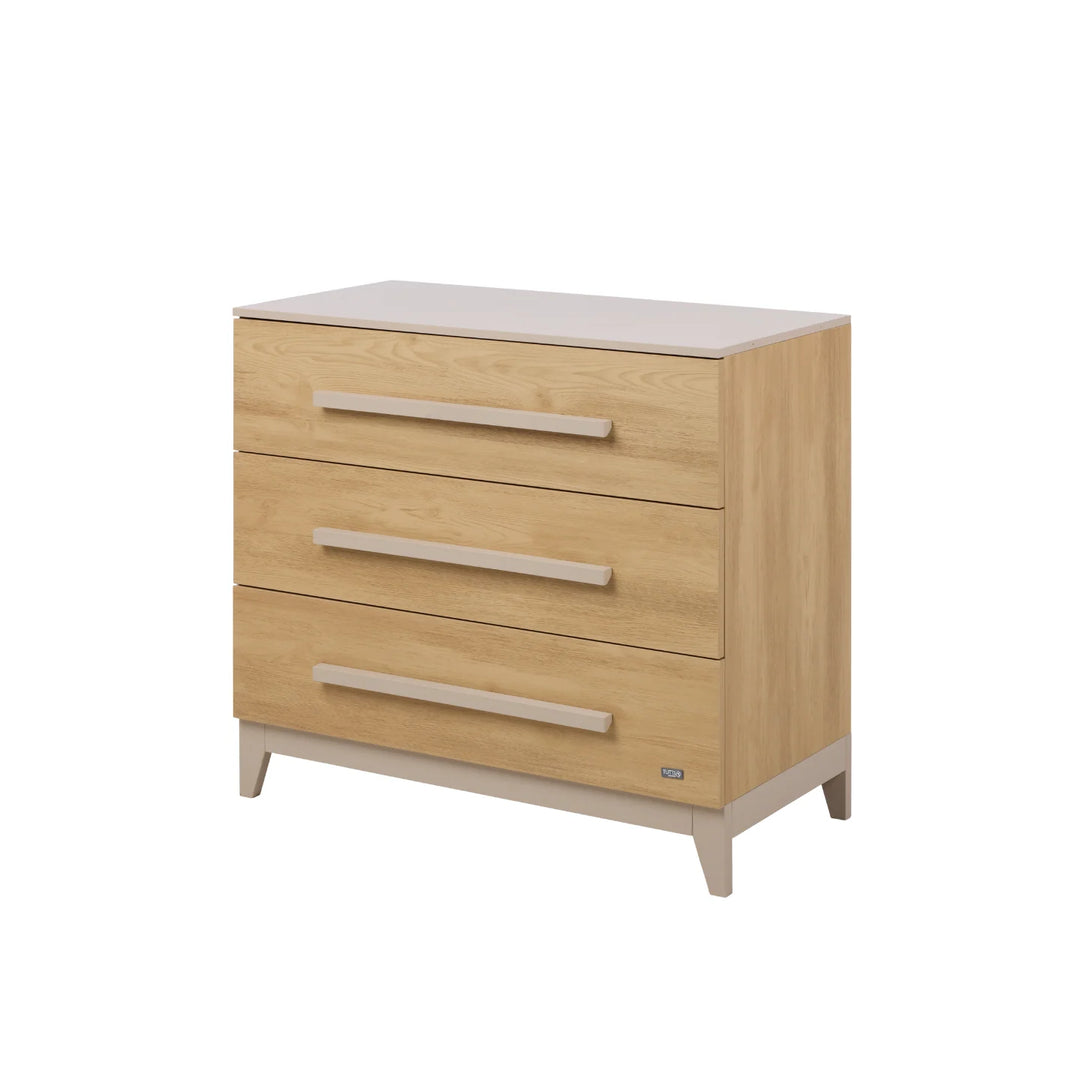 iL Tutto Hallee Chest Changer in Mushroom & Golden Oak
