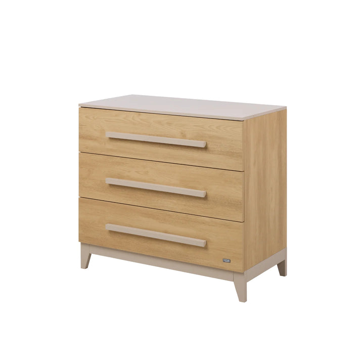 iL Tutto Hallee Chest Changer in Mushroom & Golden Oak