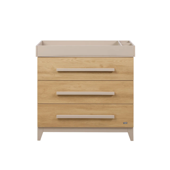 iL Tutto Hallee Chest Changer in Mushroom & Golden Oak