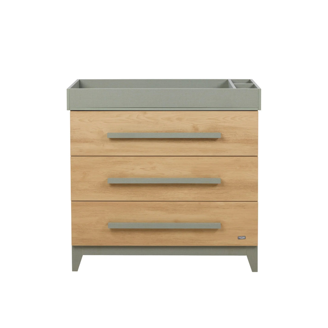 iL Tutto Hallee Chest Changer in Sage Weave & Golden Oak