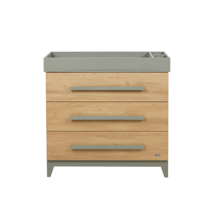 iL Tutto Hallee Chest Changer in Sage Weave & Golden Oak