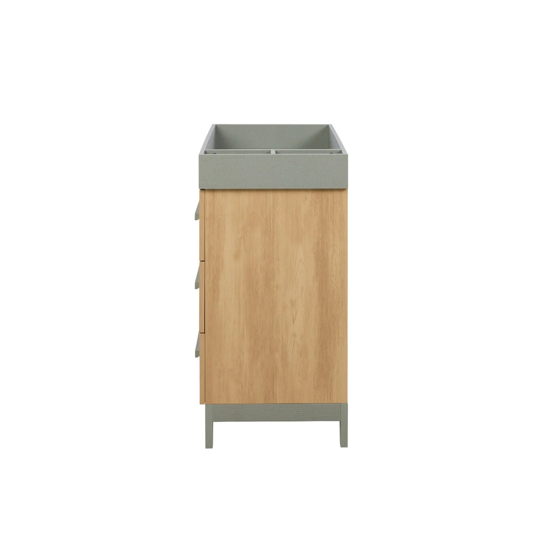 iL Tutto Hallee Chest Changer in Sage Weave & Golden Oak