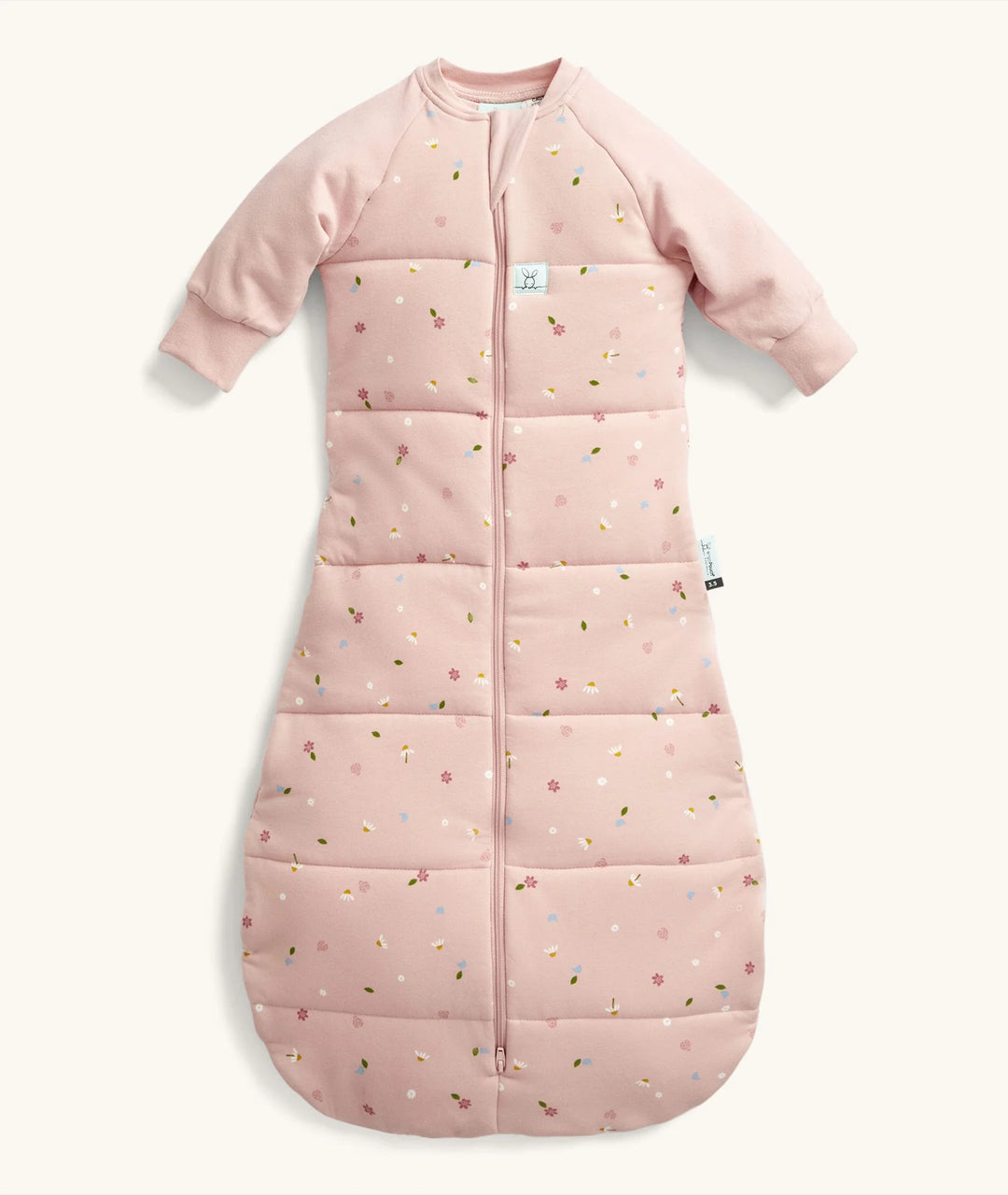 ergoPouch Jersey Sleeping Bag 3.5 TOG Sleeved - Daisies
