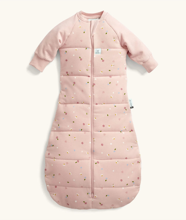 ergoPouch Jersey Sleeping Bag 3.5 TOG Sleeved - Daisies