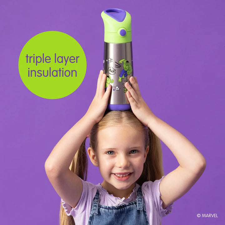 B.Box  Insulated Drink Bottle 500mL - Hulk