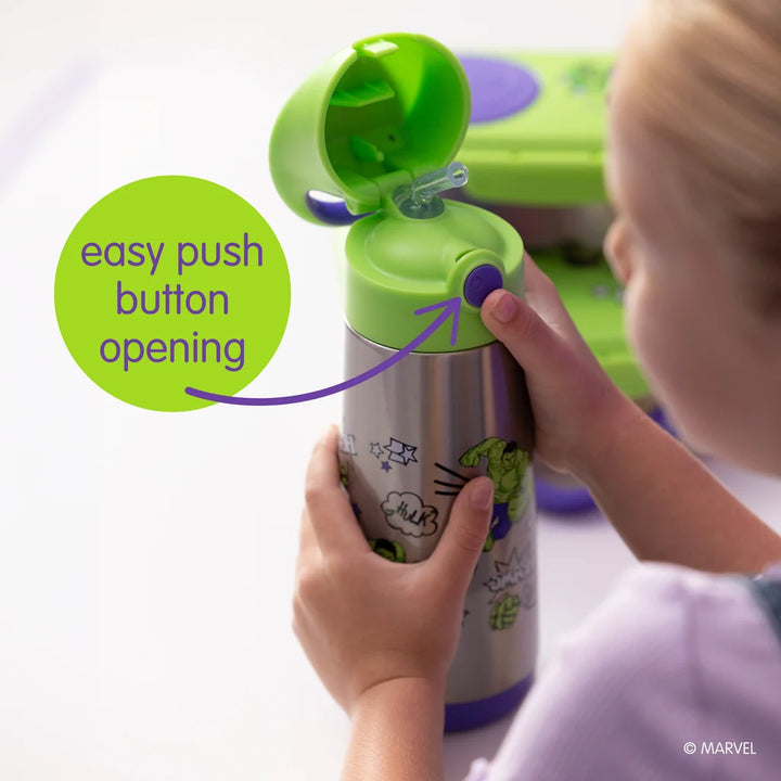 B.Box  Insulated Drink Bottle 500mL - Hulk