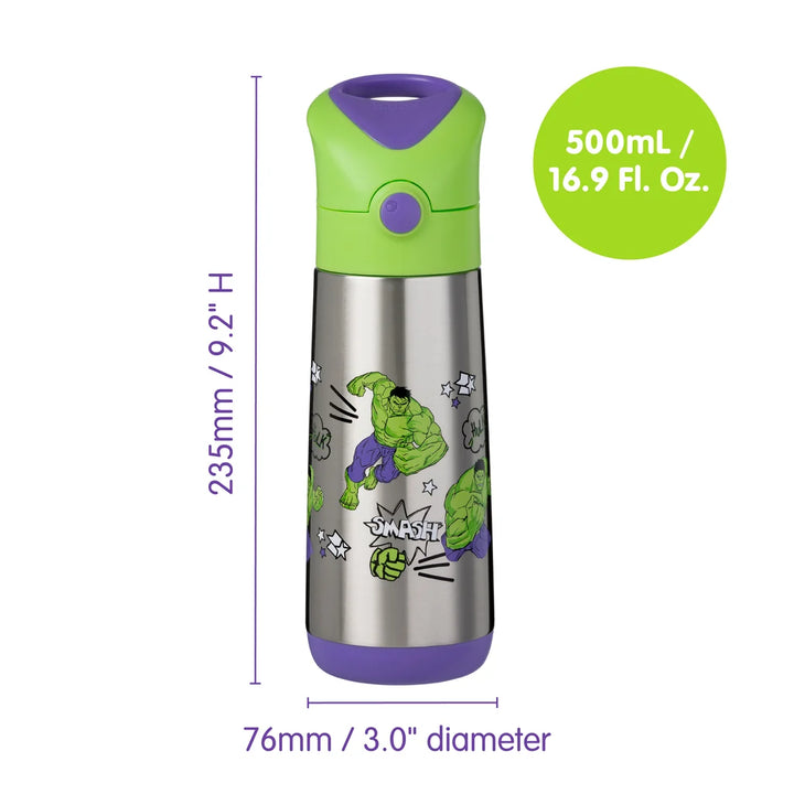B.Box  Insulated Drink Bottle 500mL - Hulk