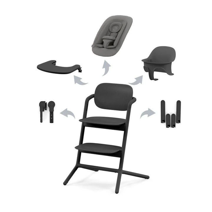 Cybex Lemo Newborn Bundle - Stunning Black