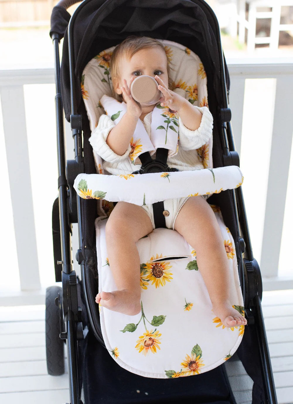 Bambella Designs Pram Bar Cover | Sunny Days